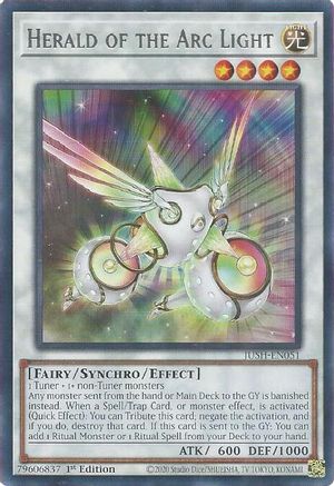 Herald of the Arc Light [JUSH-EN051] - Justice Hunters 1st Edition - Rare - Trinity Hobby