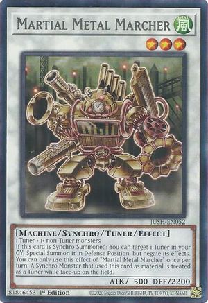 Martial Metal Marcher [JUSH-EN052] - Justice Hunters 1st Edition - Rare - Trinity Hobby