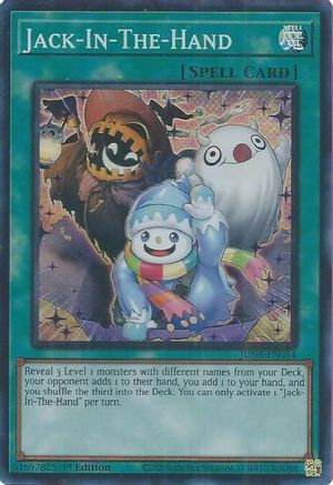 Jack-In-The-Hand (Super Rare) [JUSH-EN054] - Justice Hunters 1st Edition - Super Rare - Trinity Hobby
