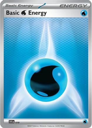 Basic Water Energy - 019  - (019) Reverse Holofoil [SVE Scarlet & Violet Energies] - Trinity Hobby