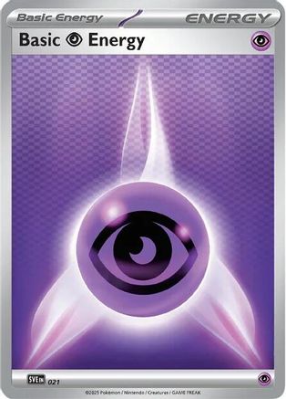 Basic Psychic Energy - 021  - (021)  [SVE Scarlet & Violet Energies] - Trinity Hobby