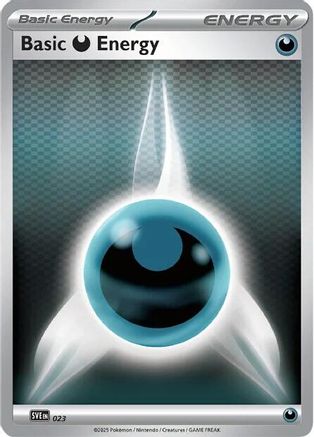 Basic Darkness Energy - 023  - (023)  [SVE Scarlet & Violet Energies] - Trinity Hobby