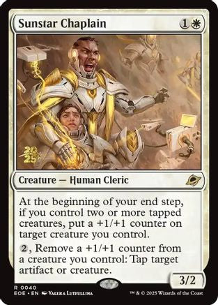 Sunstar Chaplain  [Foil]  (PRE-040) - [Prerelease Cards] - Trinity Hobby