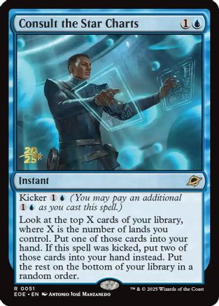 Consult the Star Charts  [Foil]  (PRE-051) - [Prerelease Cards] - Trinity Hobby