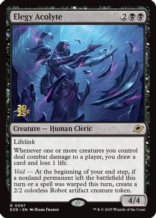 Elegy Acolyte  [Foil]  (PRE-097) - [Prerelease Cards] - Trinity Hobby