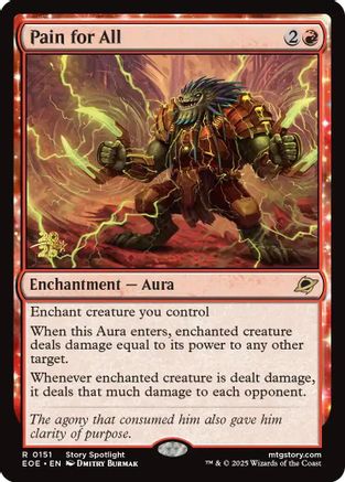 Pain for All  [Foil]  (PRE-151) - [Prerelease Cards] - Trinity Hobby