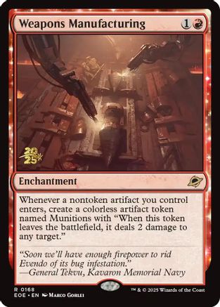Weapons Manufacturing  [Foil]  (PRE-168) - [Prerelease Cards] - Trinity Hobby