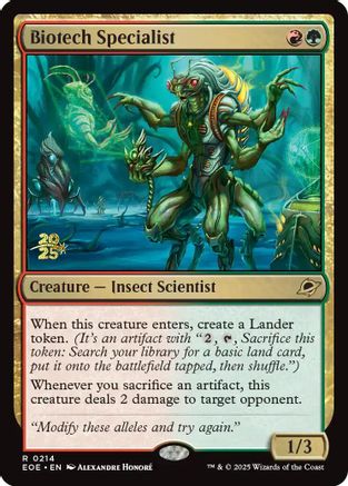 Biotech Specialist  [Foil]  (PRE-214) - [Prerelease Cards] - Trinity Hobby