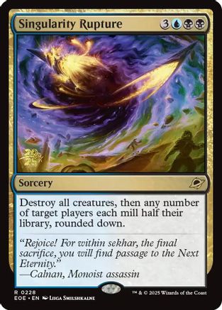 Singularity Rupture  [Foil]  (PRE-228) - [Prerelease Cards] - Trinity Hobby