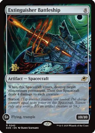 Extinguisher Battleship  [Foil]  (PRE-242) - [Prerelease Cards] - Trinity Hobby