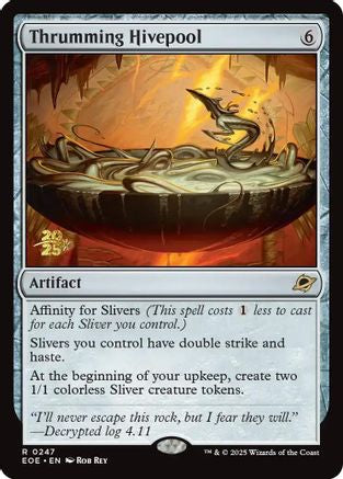 Thrumming Hivepool  [Foil]  (PRE-247) - [Prerelease Cards] - Trinity Hobby