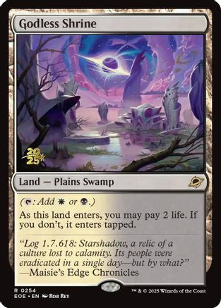 Godless Shrine  [Foil]  (PRE-254) - [Prerelease Cards] - Trinity Hobby