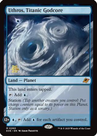 Uthros, Titanic Godcore  [Foil]  (PRE-260) - [Prerelease Cards] - Trinity Hobby