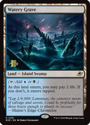 Watery Grave  [Foil]  (PRE-261) - [Prerelease Cards] - Trinity Hobby