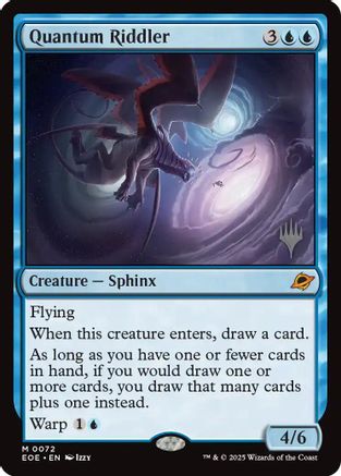 Quantum Riddler  [Foil]  (PPEOE-072) - [Promo Pack: Edge of Eternities] - Trinity Hobby