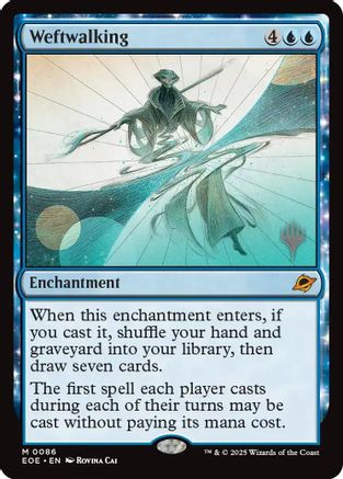 Weftwalking  [Foil]  (PPEOE-086) - [Promo Pack: Edge of Eternities] - Trinity Hobby