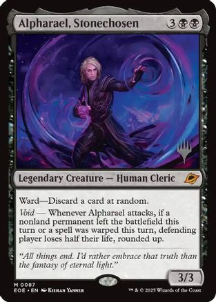 Alpharael, Stonechosen  [Foil]  (PPEOE-087) - [Promo Pack: Edge of Eternities] - Trinity Hobby