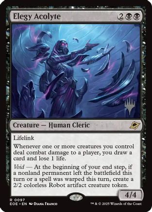 Elegy Acolyte  (PPEOE-097) - [Promo Pack: Edge of Eternities] - Trinity Hobby