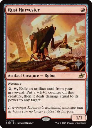 Rust Harvester  [Foil]  (PPEOE-159) - [Promo Pack: Edge of Eternities] - Trinity Hobby