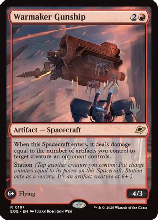 Warmaker Gunship  (PPEOE-167) - [Promo Pack: Edge of Eternities] - Trinity Hobby