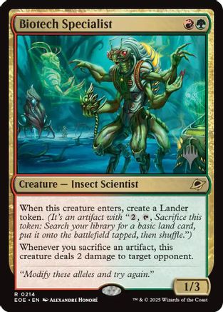 Biotech Specialist  (PPEOE-214) - [Promo Pack: Edge of Eternities] - Trinity Hobby
