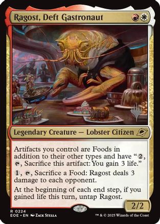Ragost, Deft Gastronaut  (PPEOE-224) - [Promo Pack: Edge of Eternities] - Trinity Hobby