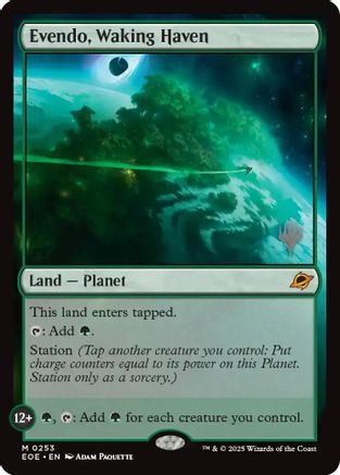 Evendo, Waking Haven  [Foil]  (PPEOE-253) - [Promo Pack: Edge of Eternities] - Trinity Hobby
