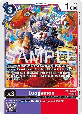 Loogamon (Regionals 25-26 Season 2) (BT20-064) - [Release Special Booster 2.5] Foil