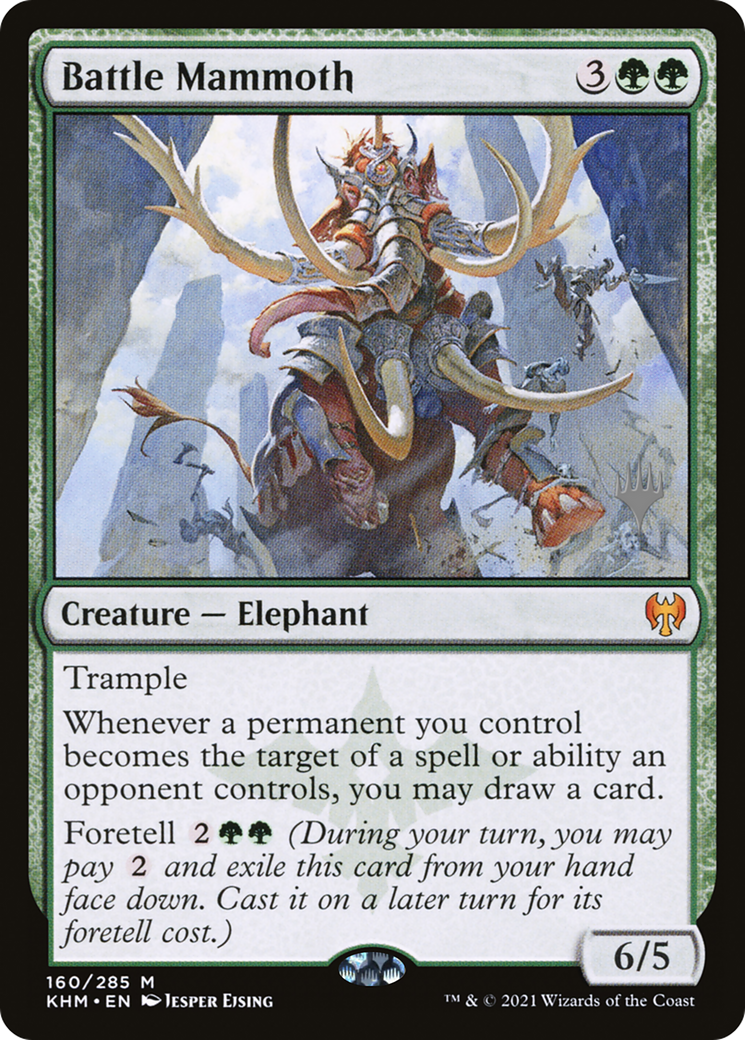 Battle Mammoth (Promo Pack) [Kaldheim Promos] - Trinity Hobby