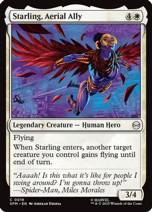 Starling, Aerial Ally  (SPM-018) - [Marvel's Spider-Man] - Trinity Hobby