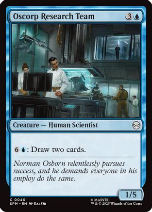 Oscorp Research Team  [Foil]  (SPM-040) - [Marvel's Spider-Man] - Trinity Hobby