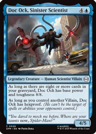 Doc Ock, Sinister Scientist  [Foil]  (SPM-029) - [Marvel's Spider-Man] - Trinity Hobby