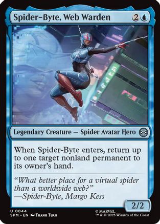 Spider-Byte, Web Warden  [Foil]  (SPM-044) - [Marvel's Spider-Man] - Trinity Hobby