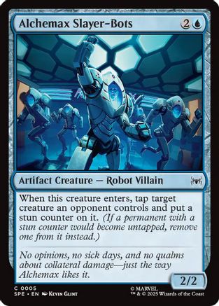 Alchemax Slayer-Bots  [Foil]  (SPE, MAR-005) - [Marvel's Spider-Man: Eternal-Legal] - Trinity Hobby