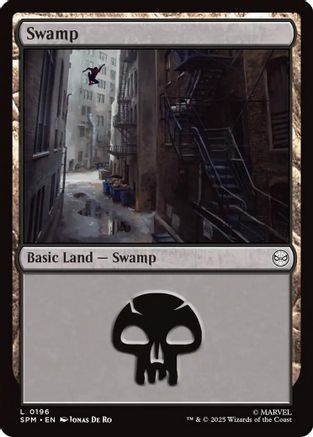Swamp (0196)  [Foil]  (SPM-196) - [Marvel's Spider-Man] - Trinity Hobby