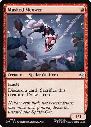 Masked Meower  [Foil]  (SPM-082) - [Marvel's Spider-Man] - Trinity Hobby