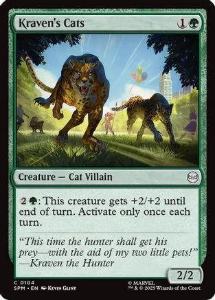 Kraven's Cats  (SPM-104) - [Marvel's Spider-Man] - Trinity Hobby