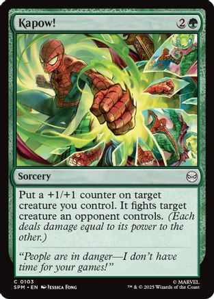 Kapow!  [Foil]  (SPM-103) - [Marvel's Spider-Man] - Trinity Hobby