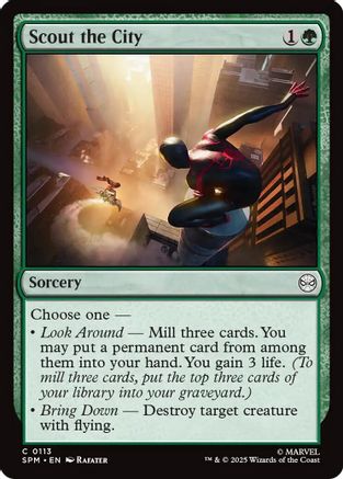 Scout the City  [Foil]  (SPM-113) - [Marvel's Spider-Man] - Trinity Hobby