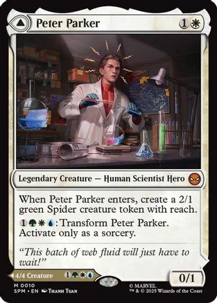 Peter Parker  [Foil]  (SPM-010) - [Marvel's Spider-Man] - Trinity Hobby