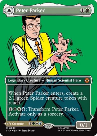 Peter Parker (Showcase)  [Foil]  (SPM-232) - [Marvel's Spider-Man] - Trinity Hobby