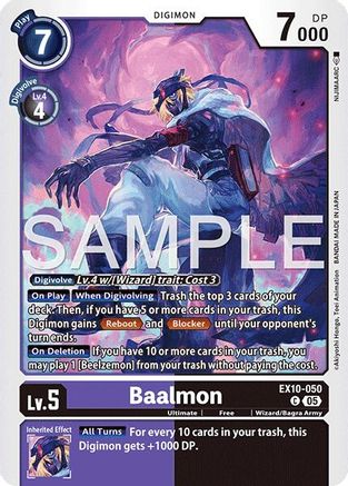 Baalmon (EX10-050) - [Sinister Order] - Trinity Hobby