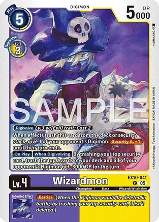 Wizardmon (EX10-041) - [Sinister Order] - Trinity Hobby