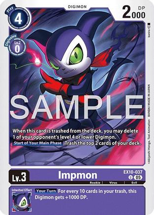Impmon (EX10-037) - [Sinister Order] - Trinity Hobby