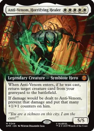 Anti-Venom, Horrifying Healer (Extended Art)  (SPM-244) - [Marvel's Spider-Man] - Trinity Hobby