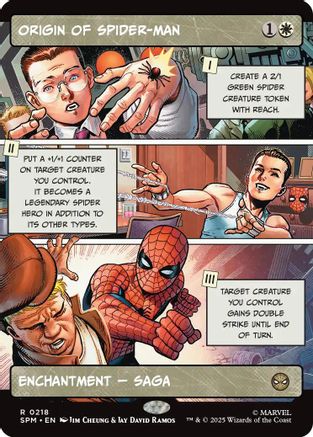 Origin of Spider-Man (Borderless)  (SPM-218) - [Marvel's Spider-Man] - Trinity Hobby