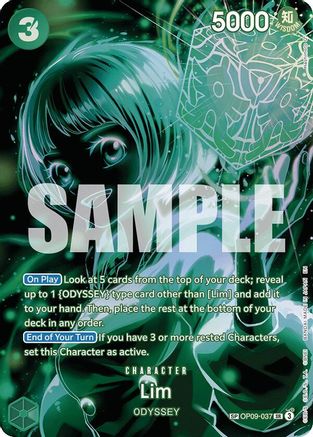 Lim (SP) (OP09-037) - [Legacy of the Master] Foil - Trinity Hobby