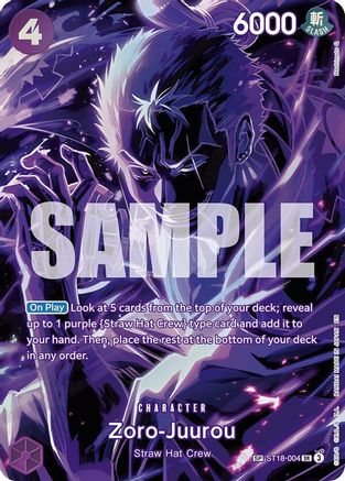 Zoro-Juurou (SP) (ST18-004) - [Legacy of the Master] Foil - Trinity Hobby