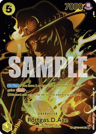 Portgas.D.Ace (SP) (ST13-011) - [Legacy of the Master] Foil - Trinity Hobby