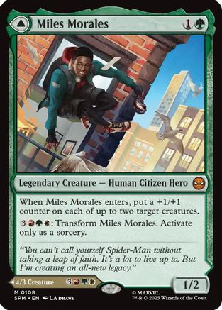 Miles Morales  [Foil]  (SPM-108) - [Marvel's Spider-Man] - Trinity Hobby